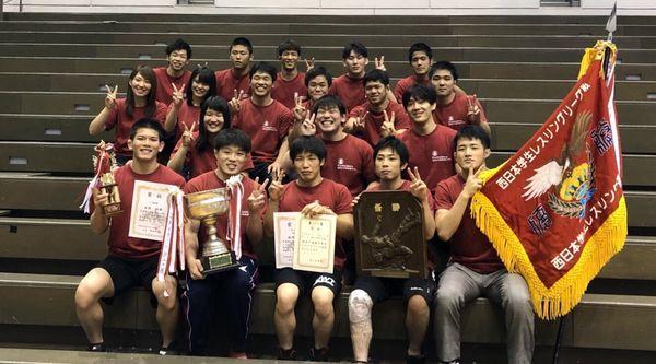 レスリング部 西日本学生春季リーグ戦 部 で2季連続優勝 トピックス 文化 スポーツ 福岡大学